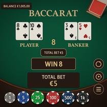 BoomerangBet - Baccarat Table Game - Banker or Player Hand